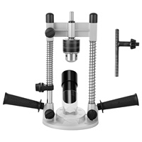 Drill Guide Portable Drill Guide Attachment Vertical Drill Press Accessories Aluminium Alloy Drill Holder Guide Precision