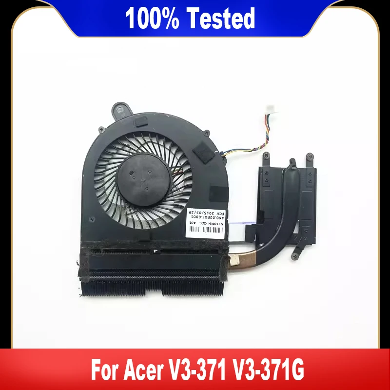 Original For Acer V3-371 V3-371G Laptop Cooling Fan Cooler Fan With Heatsink 460.03302.0001 DFS2000050A0T High Quality