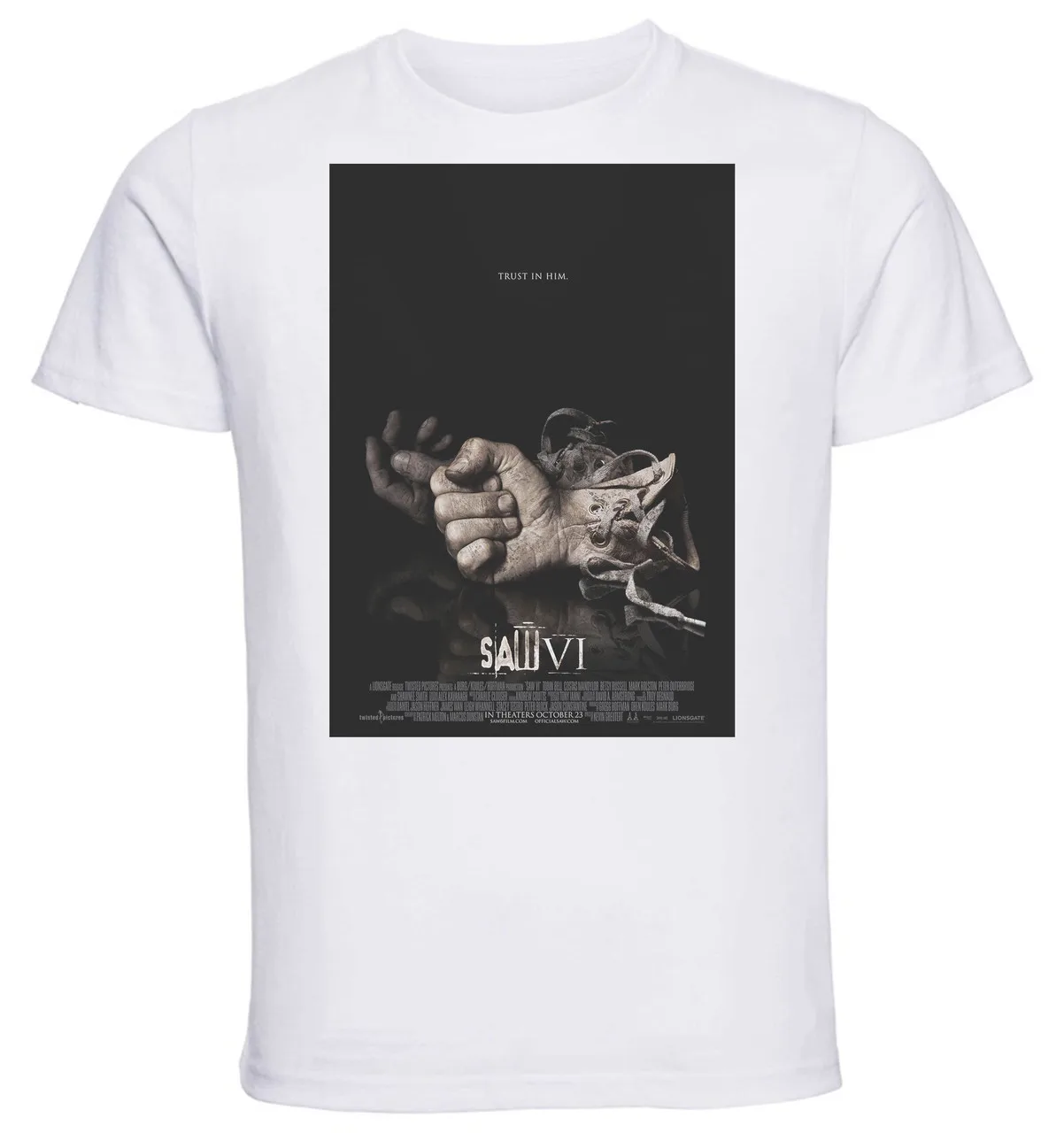 

T-shirt Unisex - White - Saw Vi Playbill