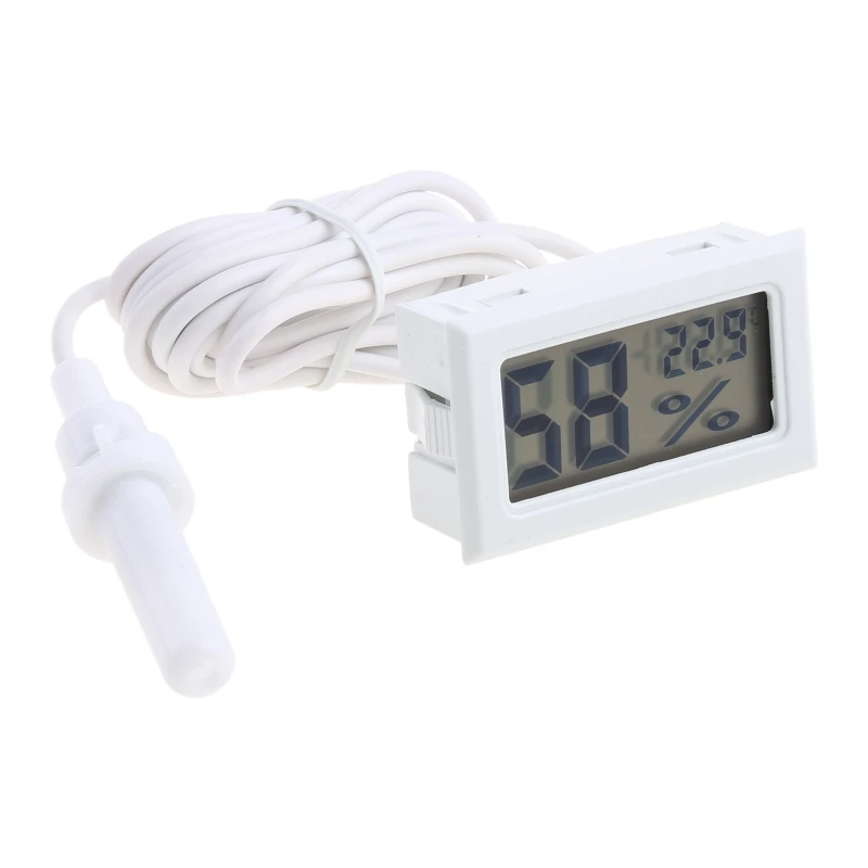 TPM-10 FY-10 2M-3M-5M LED Digital Thermometer Temperature Degrees LCD Display for Baby Bath Incubator Car