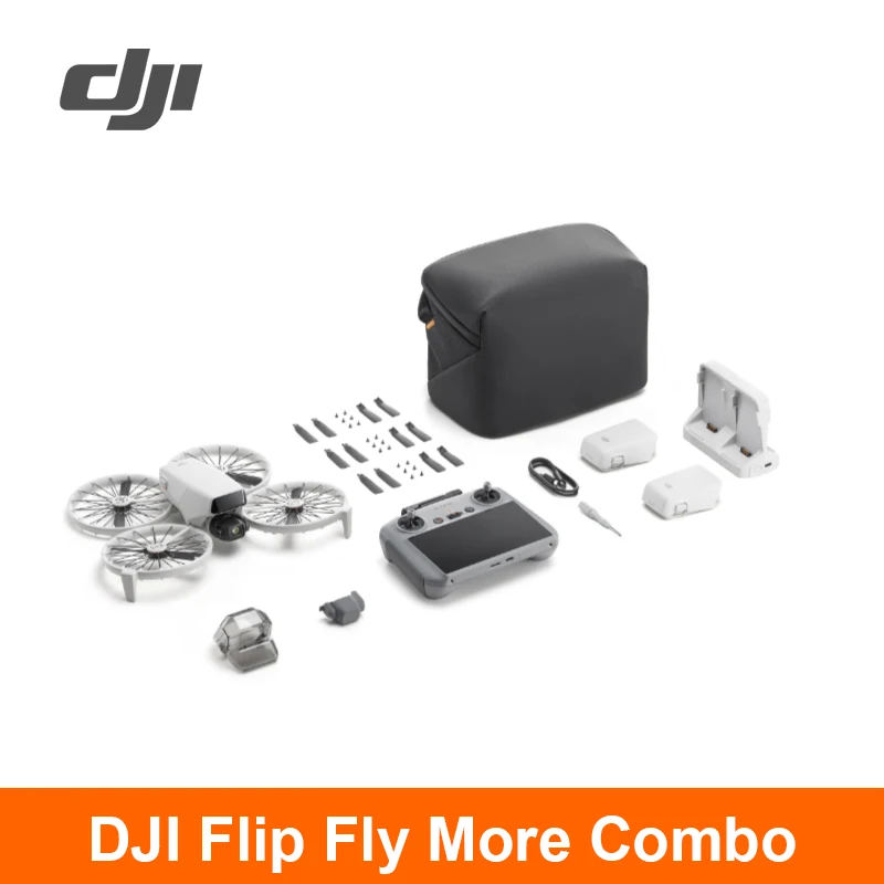 Drone DJI avec caméra Flip, caméra 4K UHD, moins de 249 g, stabilisation sur 3 axes, transmission vidéo 44000 pieds/13 km, 100 % original