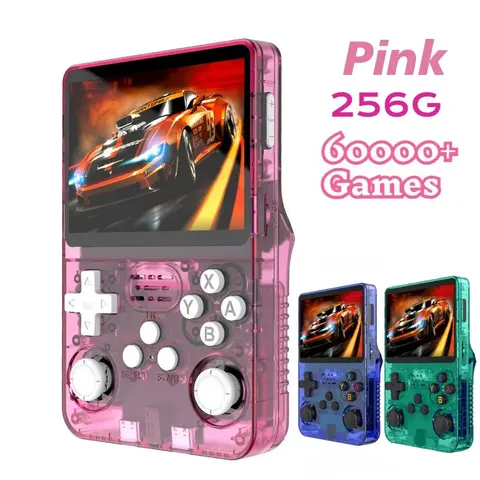 BOYHOM 256G/128G/64G R36S ARKOS 2.0 레트로 휴대용 게임기 3.5인치 IPS 화면, 어린이 선물용 휴대용 포켓 게임 플레이어