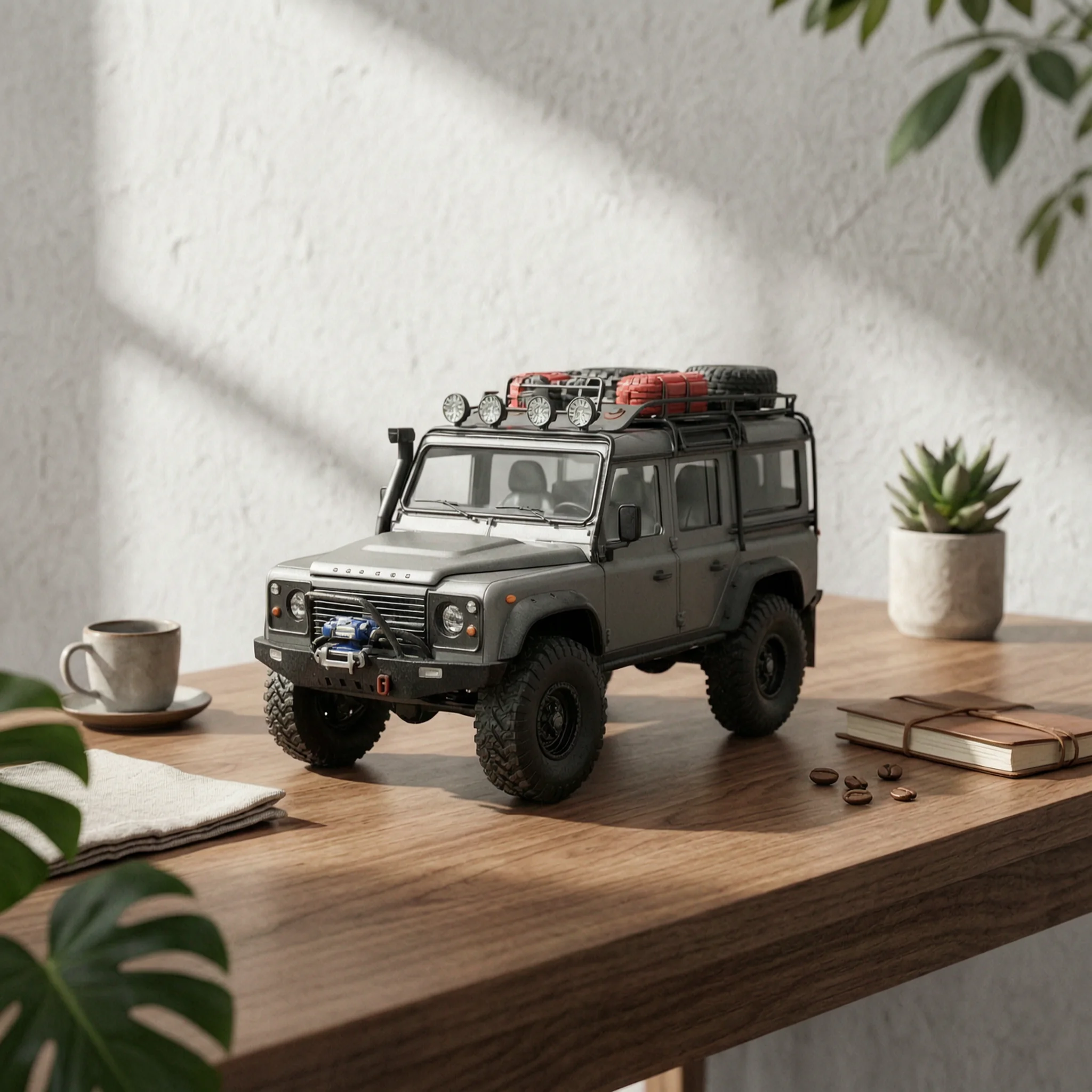 Pickup Bed Roll Cage Kit Textured Truck Bed Rack Kit Stable for Builders, Scale Builds, Trail Runs