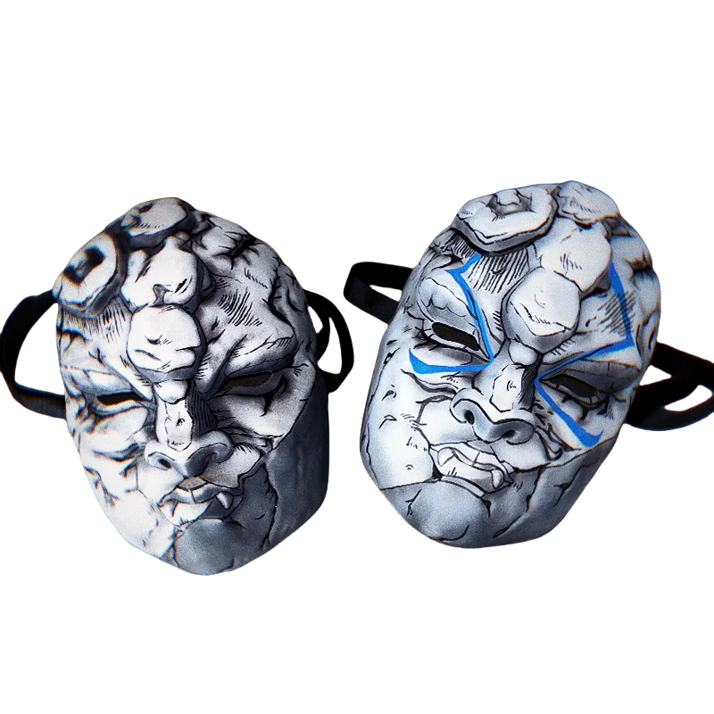 Stone Mask Wearable Prop - JOJO's Bizarre Adventure Cosplay Mask, Detailed Collectible Replica for Halloween