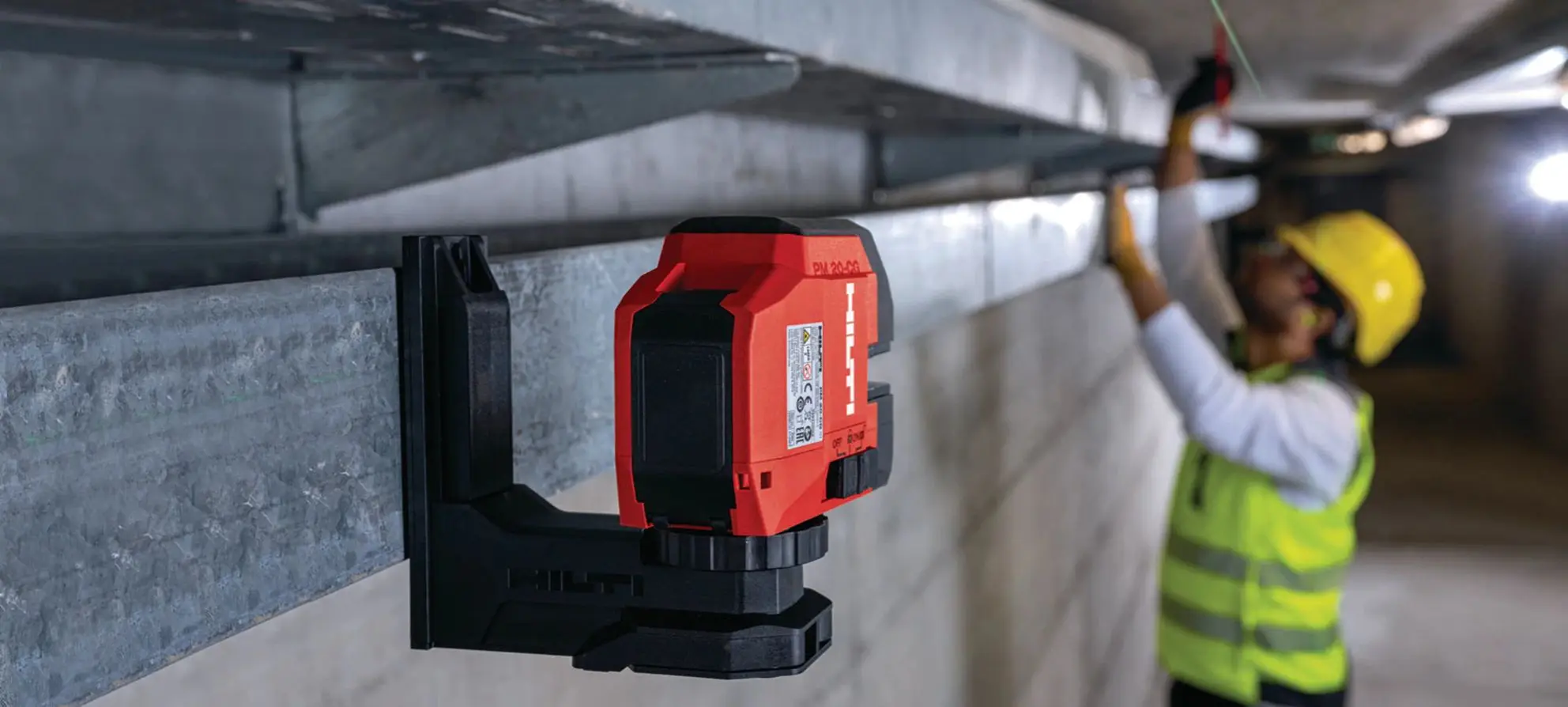 HILTI PM 20-CG high-precision lead hammer and cross line laser, body only