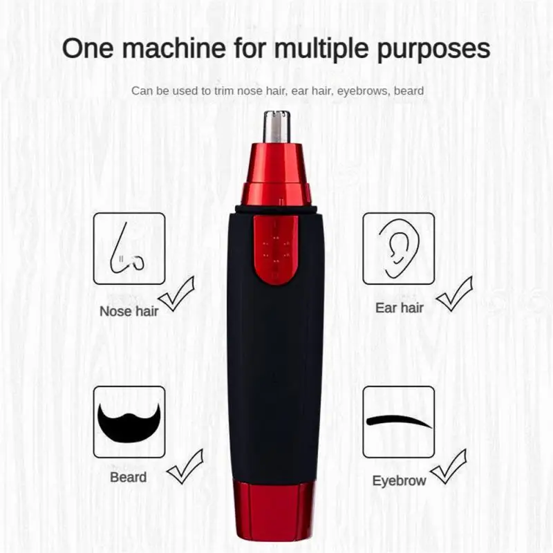 Nose Hair Trimmer Washable Nose Hair Shaver Nose Hair Trimmer Health Care Mens Nose Hair Scissors With Low Noise Waterproof