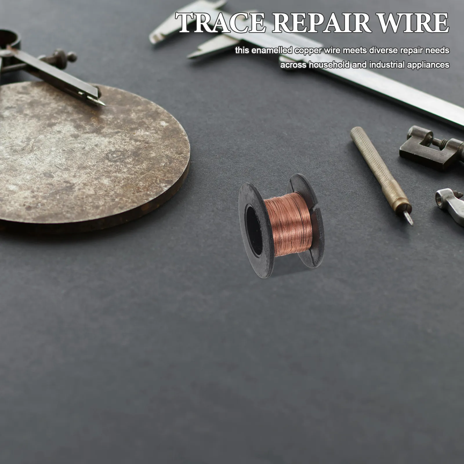 20Pcs 0.1mm Diameter Insulated Enameled Copper Wire Pcb Repair Wire Magnetic Coil Jumper High Temperature Resistant Motor