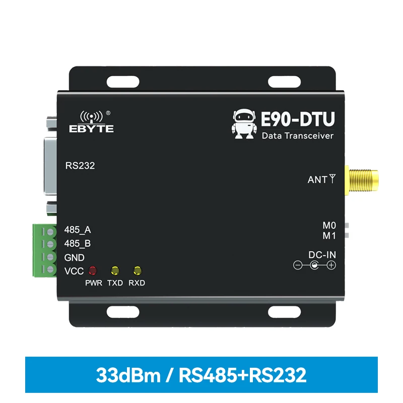 

RS485 RS232 LoRa Indusrtail Wireless Digital Radio E90-DTU(433L33)-V8 12KM Modbus TCP to RTU Anti-Jamming Wireless Modem