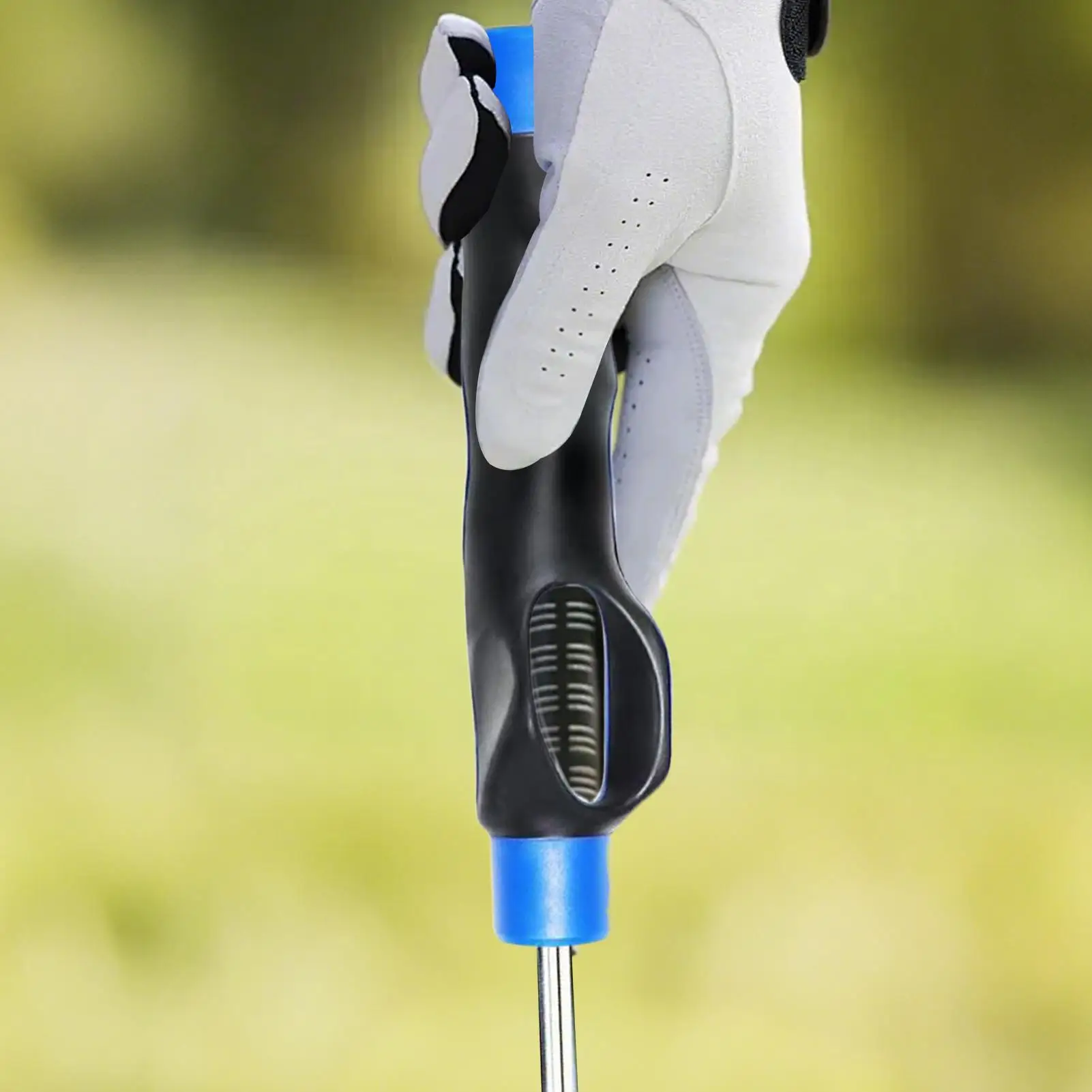 

Grip Trainer Golf Club Golf Swing Practice Trainer With Arm Band Strengthener For Driving Range Adults Backyard Putting Warm-up