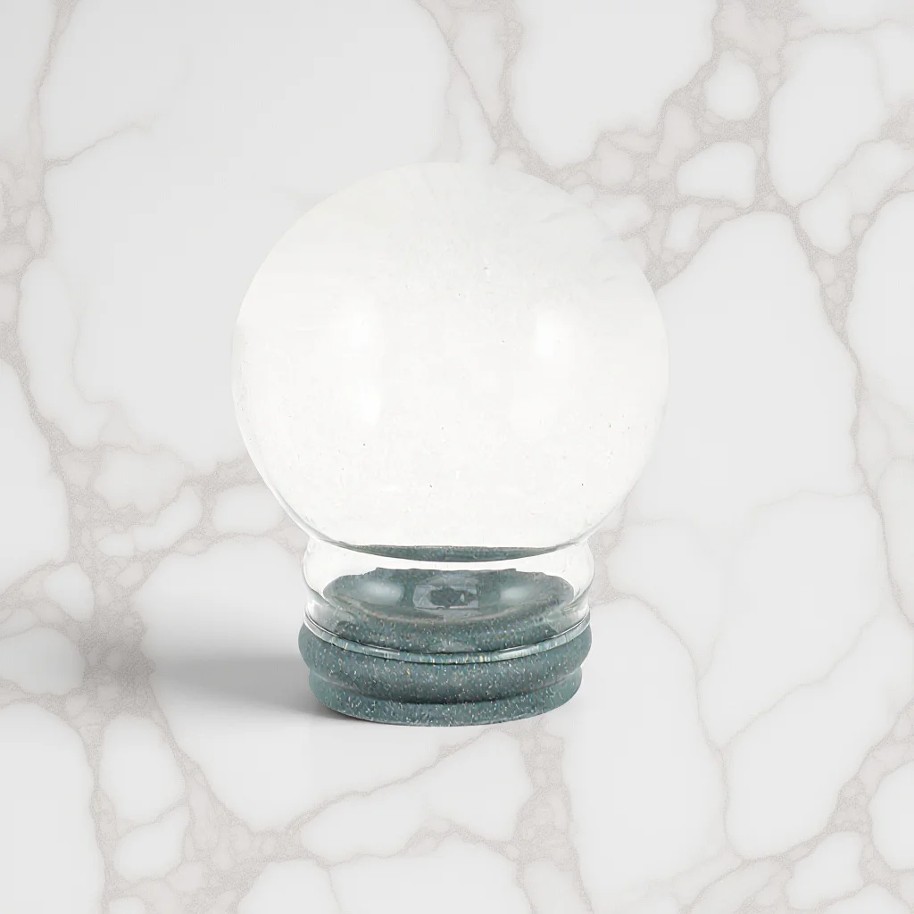 

DIY Snow Globe Kit Clear Glass 3.14 Inch Water Globes Holiday Home Decor Crafts Making Kit for Kids Adults Clear Snow Globes