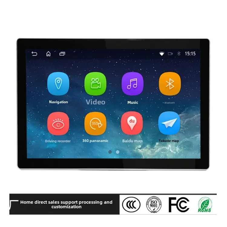 جهاز الكل في واحد من الدرجة الصناعية مقاس 10.1 بوصة Win7 Android جهاز لوحي مثبت على الحائط يعمل باللمس بالسعة LCD كمبيوتر مدمج