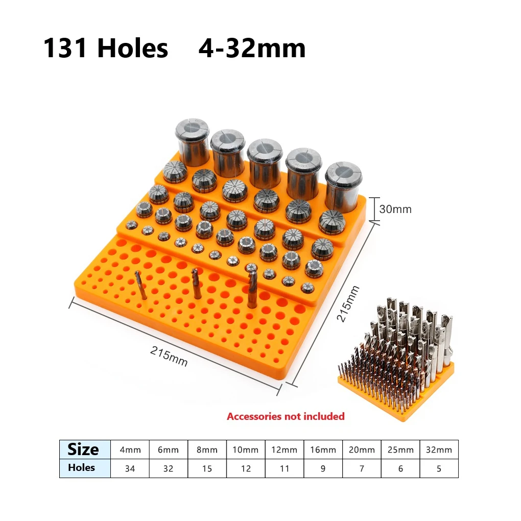 Compact Tool Holder Case Cnc Machining Heavy Tools Box CNC Milling Cutter Storage Quick Access Feature Reinforced Base Structure