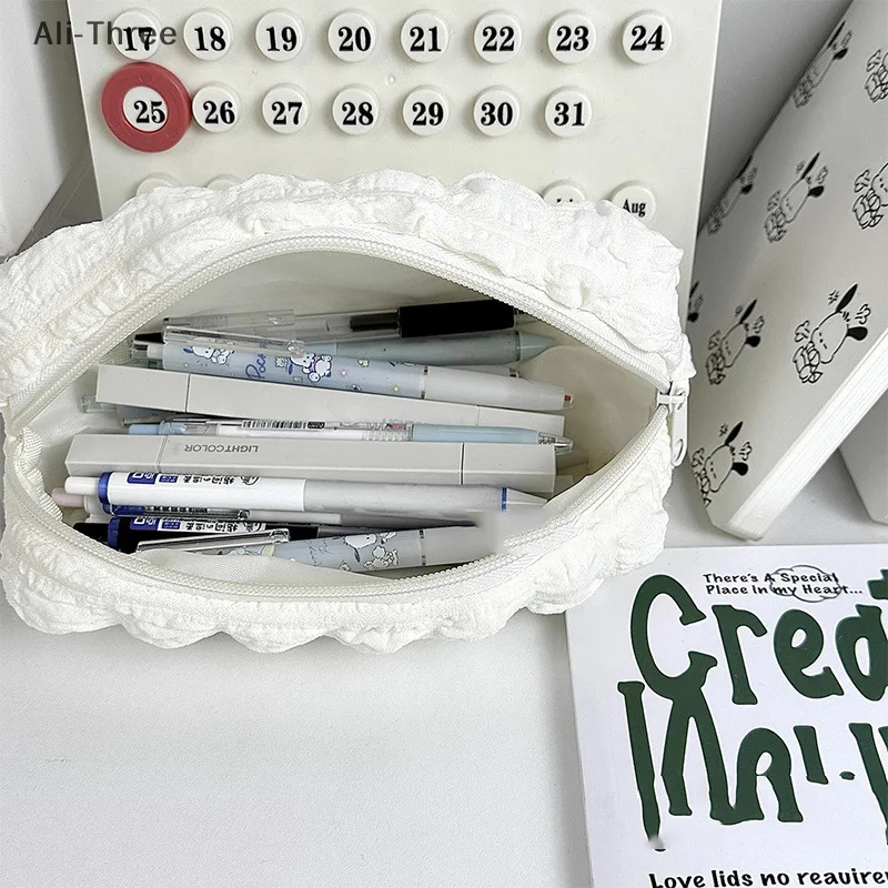 화장품 보관 가방 세면도구 메이크업 브러쉬 눈썹 연필 립스틱 케이스 여성용 소녀용 귀여운 퍼프 파우치 정리함