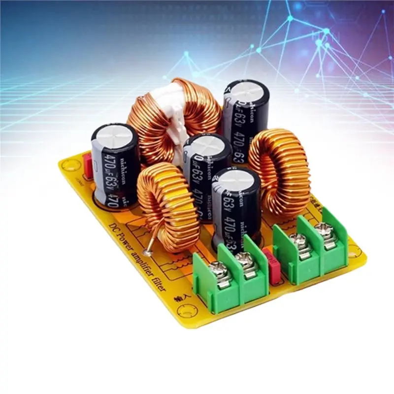 A72T EMC Hifi EMI Filter Board DC LC Low Pass High Frequency Switching Power Supply Ripple For Amp