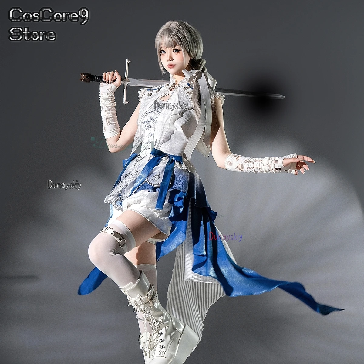 فتاة يومية ريترو مطرزة الأمير لوليتا ملابس كول ثلاث قطع البدلة الأصلية لوليتا الحمالة فستان السراويل حفلة الهالوين #6