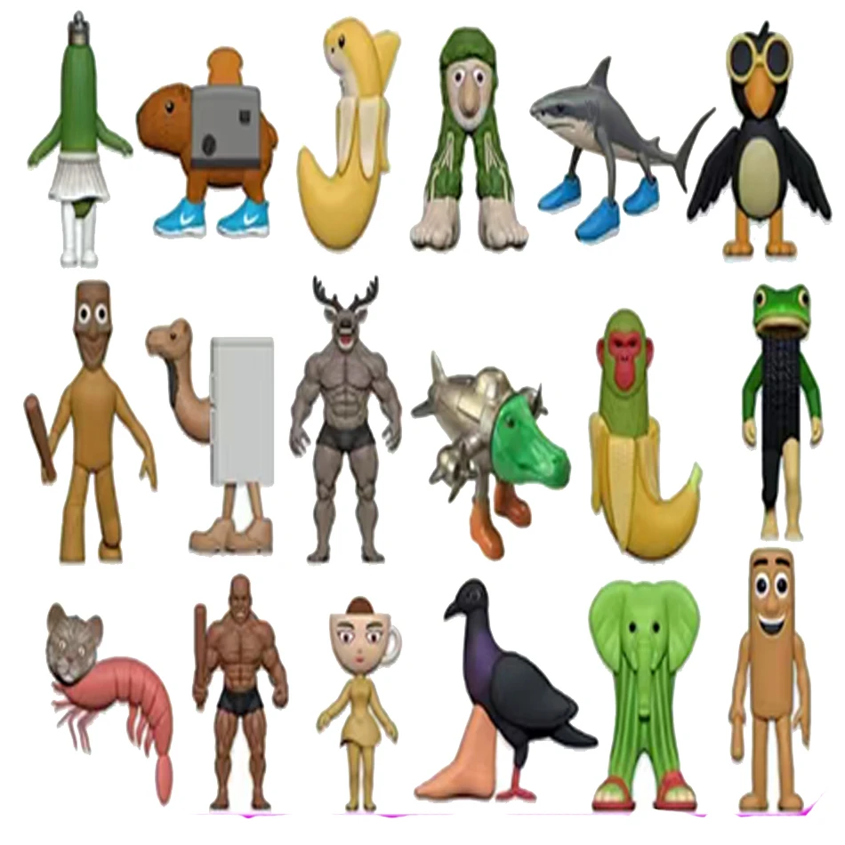 Nouvelle boîte aveugle cerveau italien AI animaux Tung Tung Tung Sahur Figure Tralalelo Tralala Figure poupée bureau ornement cadeau