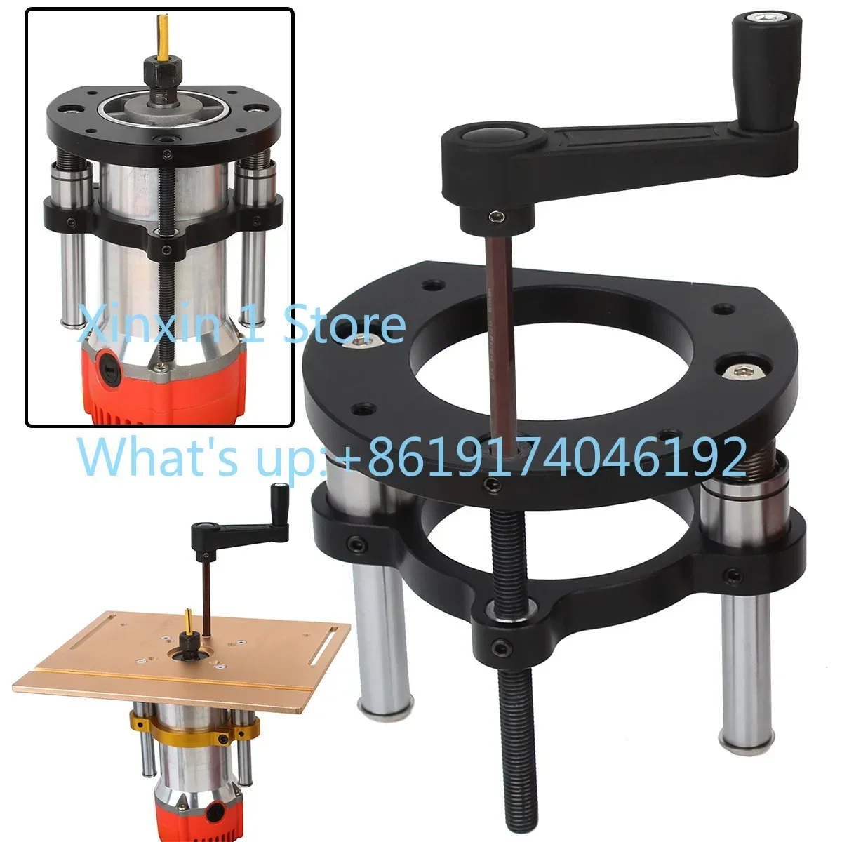 65Mm Flip-chip Lifting Base, Slotted and Tenon Trimming Chamfered Table