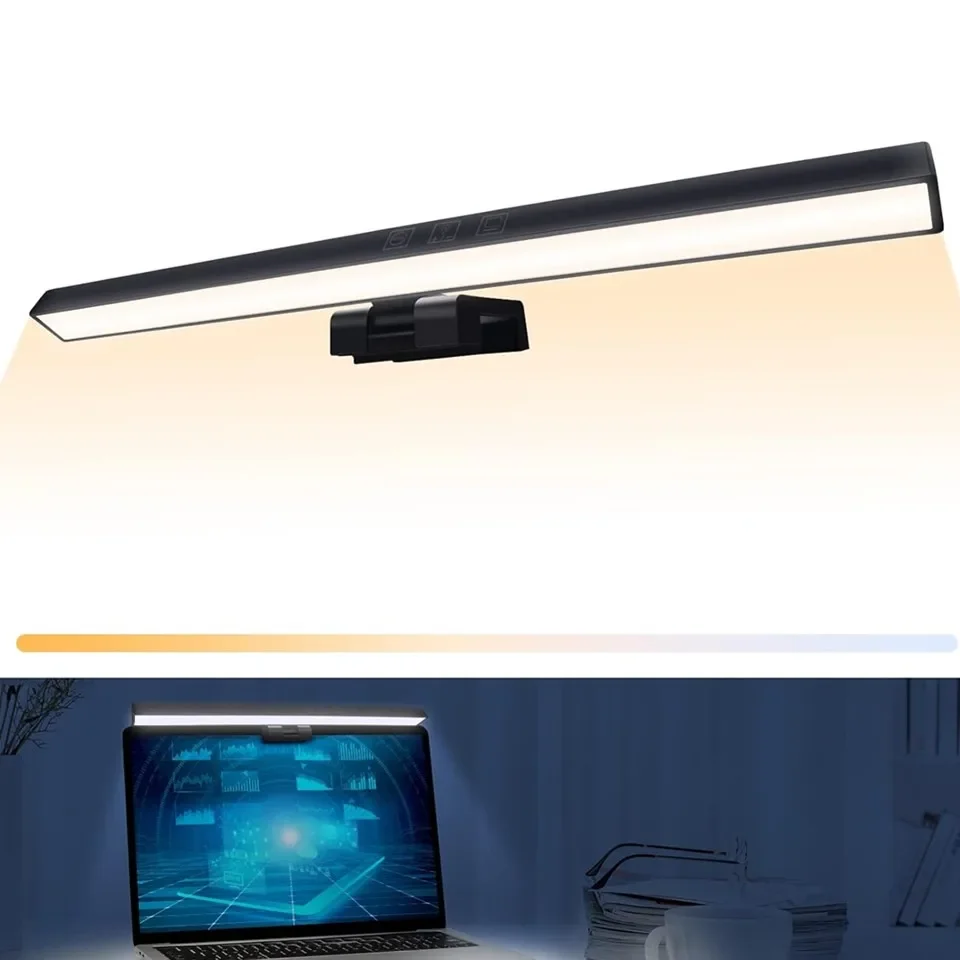 Nice Eye-Care Screenbar Lamp LED Eye-Care Screen Hang Light Computer PC Monitor Screen Light Bar Stepless Dimming Read Hang Lamp
