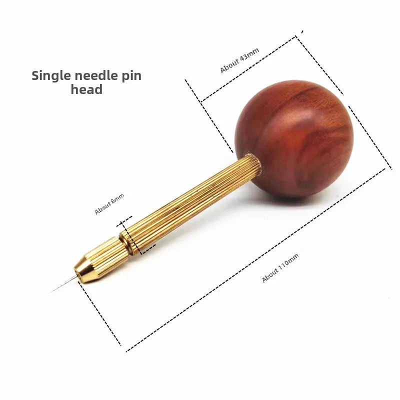 Piano tuning tool 1301--2 whole tone needle arrangement, single needle arrangement, one needle arrangement