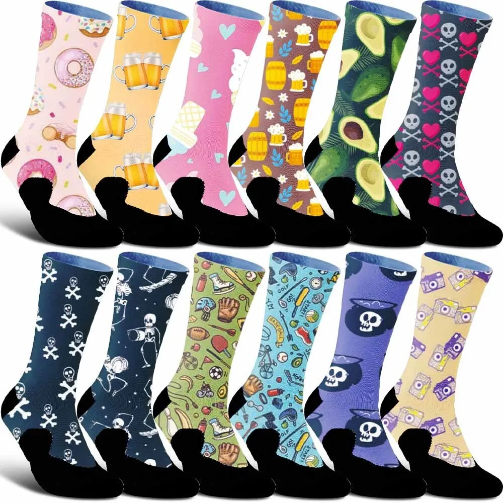 

2025 Trendy Green Avocado-Pattern Unisex Cycling Socks – Lightweight, Breathable & Moisture-Wicking