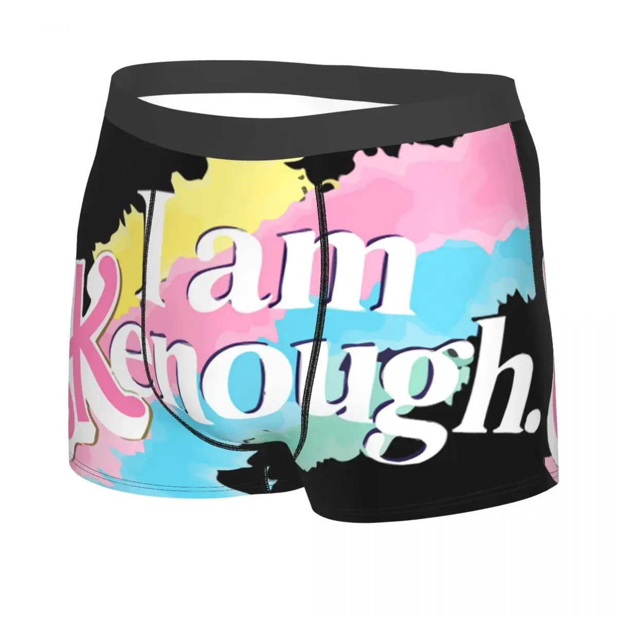 I Am Kenough Rainbow Ryan Gosling Underwear Men Sexy Print Customized Boxer Shorts Panties Briefs Soft Underpants