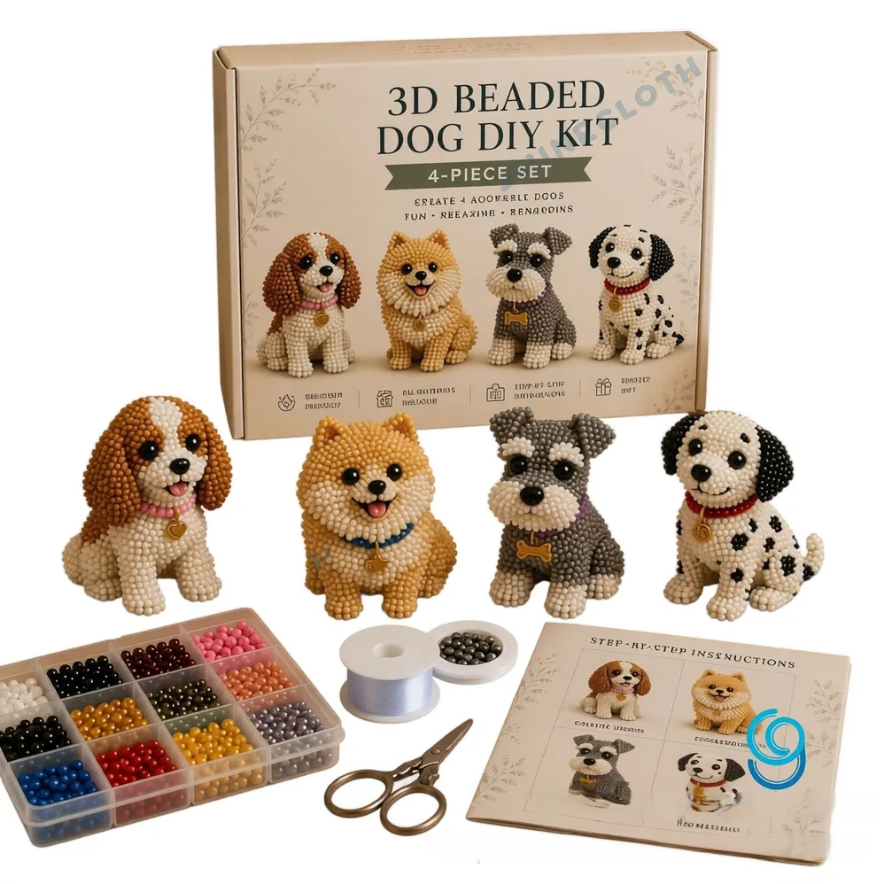 Petite 3d Beaded Animal Craft Kit, A Diy Animal Bead Set, A New Product For Cross-border Sales