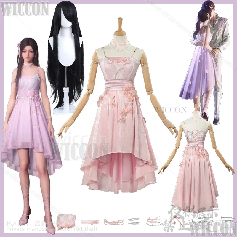 

Любовь и глубокий косплей аниме героиня приливные лепестки сладкий цветок неровный подол шикарное платье девушка Comic Con наряд по индивидуальному заказу