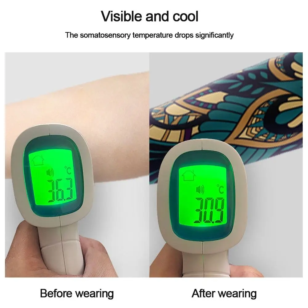 Elastic Arm Sleeves Sun UV Protection Unisex Sun Protection Arm Cover Outdoors