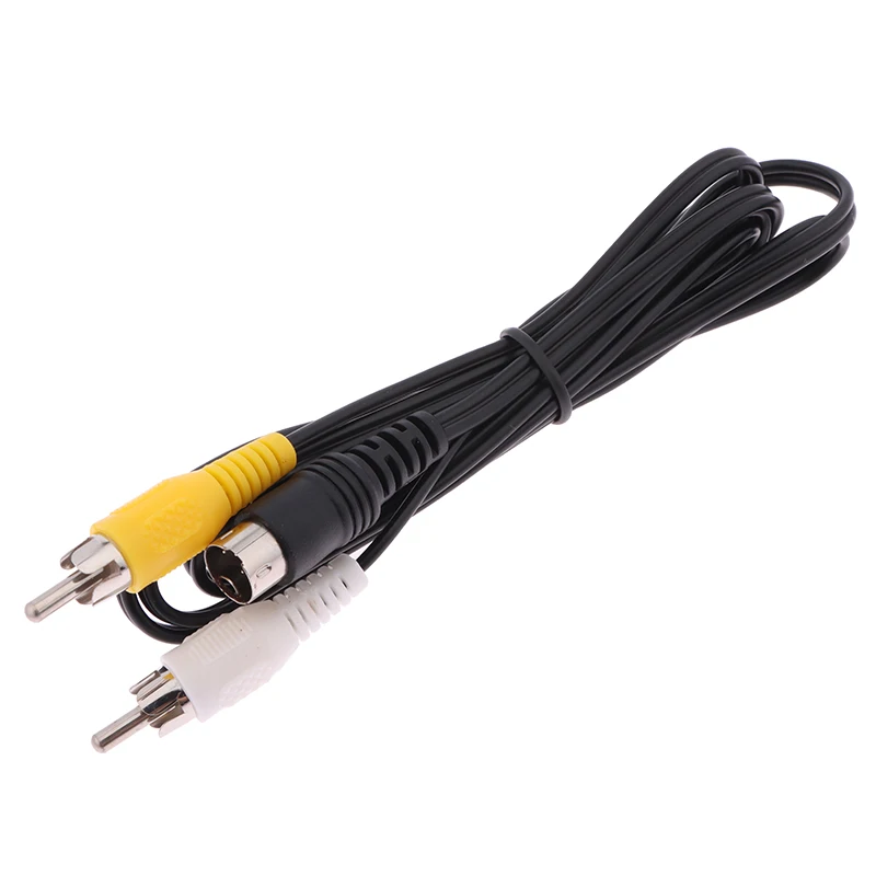 Fil de Connexion pour Sega 2/3 AV RCA, Câble Composite, Audio Vidéo, Stéréo AV, 3 Broches, 1.5m, 1 Pièce