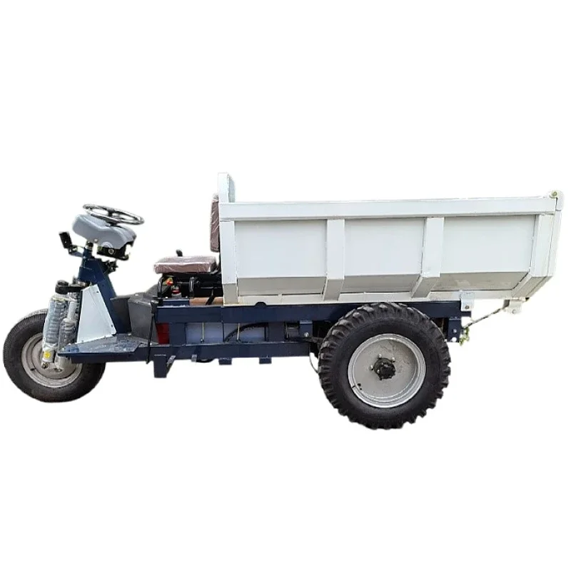 Battery Operated 2 Ton Mini Dumper 3 Wheel Motorcycle Tricycle With Dumper Tipper Truck Dumper for mining custom