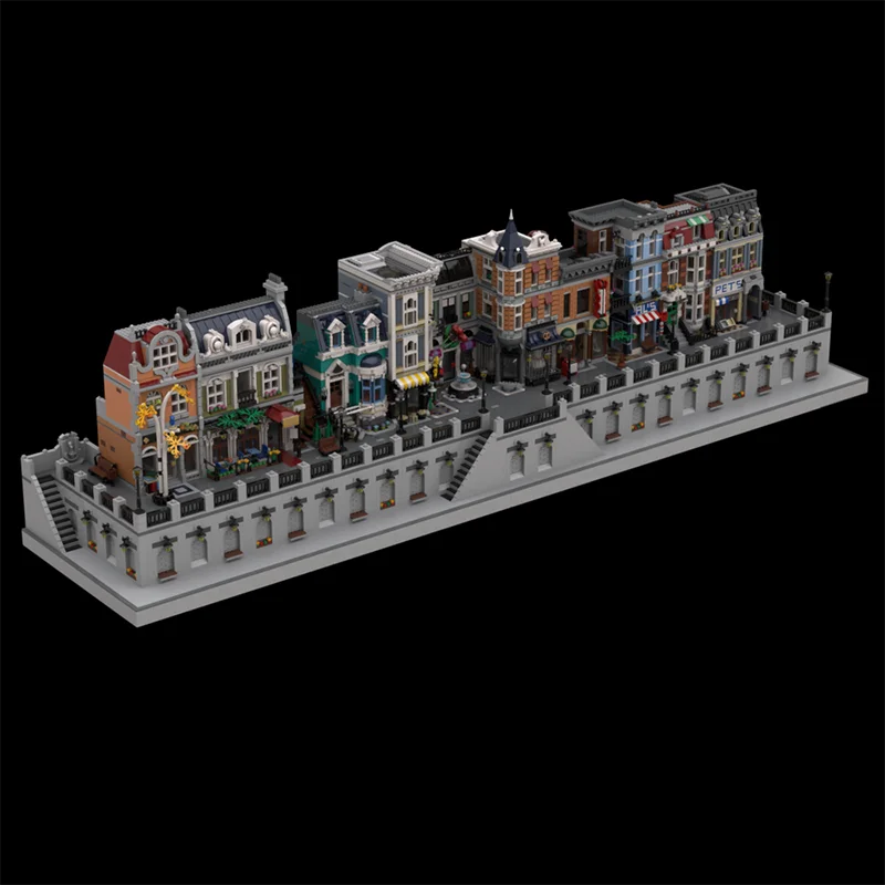 Modelo de construcción de ciudad Moc, ladrillos de construcción Modular, modelo de pasillo de París, tecnología, bloques Modulares, regalos, juguetes de Navidad, montaje DIY