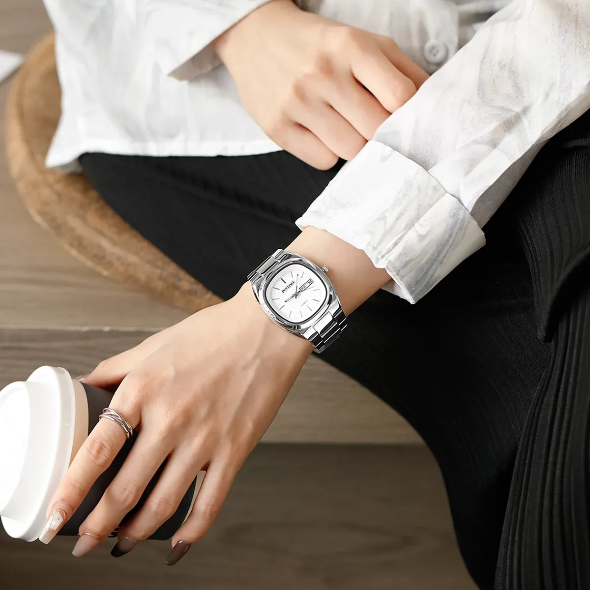 Fashion Brand Women Quartz Watch Ladies Casual High quality Stainless Steel Waterproof Date Luminous Watches Clock Girl Reloj