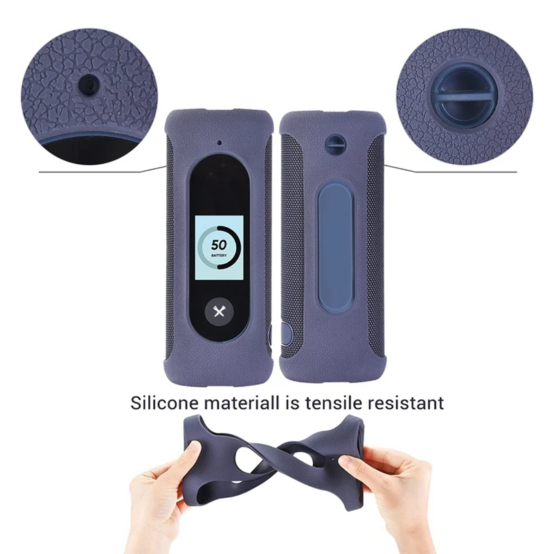 Shockproof Foldable Silicone Capa Case, azul Tees Golf Player Capa Protetora, GPS