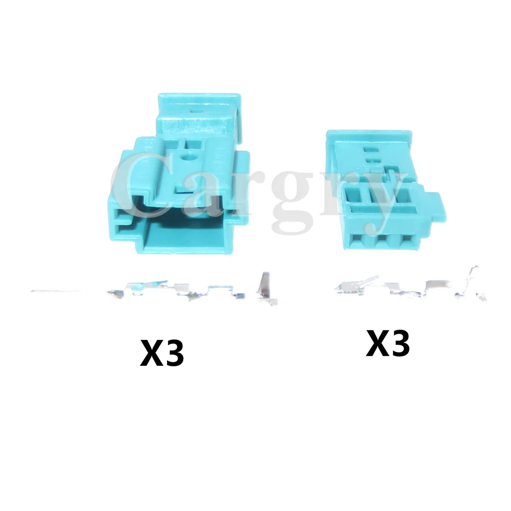 1 Set 3P Auto Tweeter Cable Adapter 1355600-9 1-1718346-1 AC Assembly Auto Male Plug Female Socket Car Electrical Connector