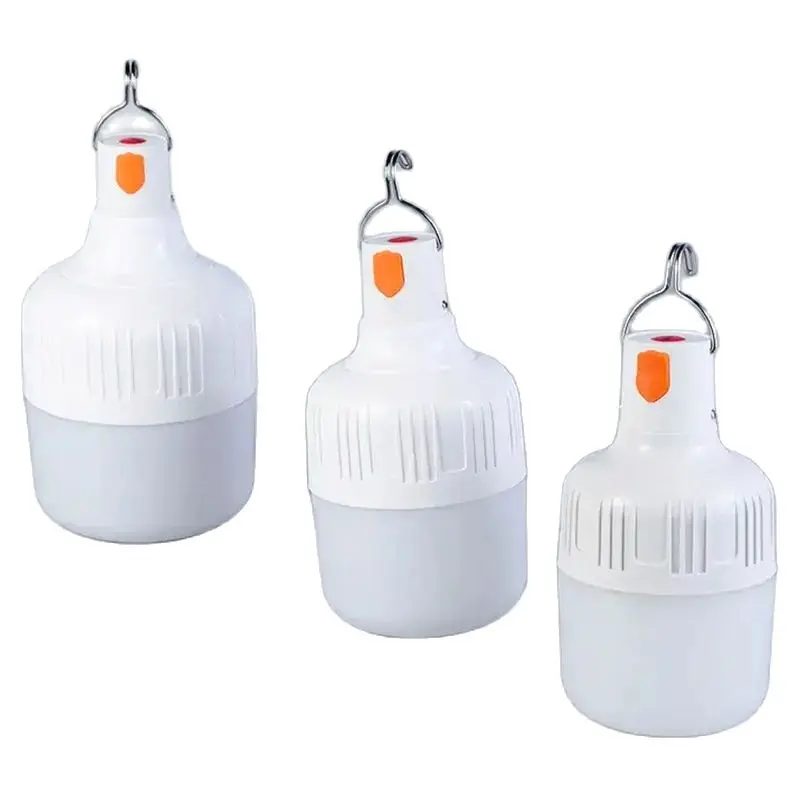 Lanterne de Camping LED Portable, Rechargeable, 60W/80W/100W/200W, ampoule haute luminosité, éclairage d'urgence extérieur, lampe de tente de pêche