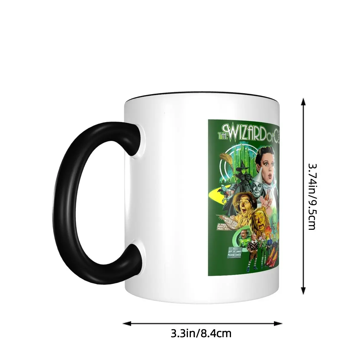 Wizard Of OZ Vintage Art Print Mug Funny Ceramic Coffee Cups Tea Mugs Milk Cup Drinkware Gifts for Woman Man