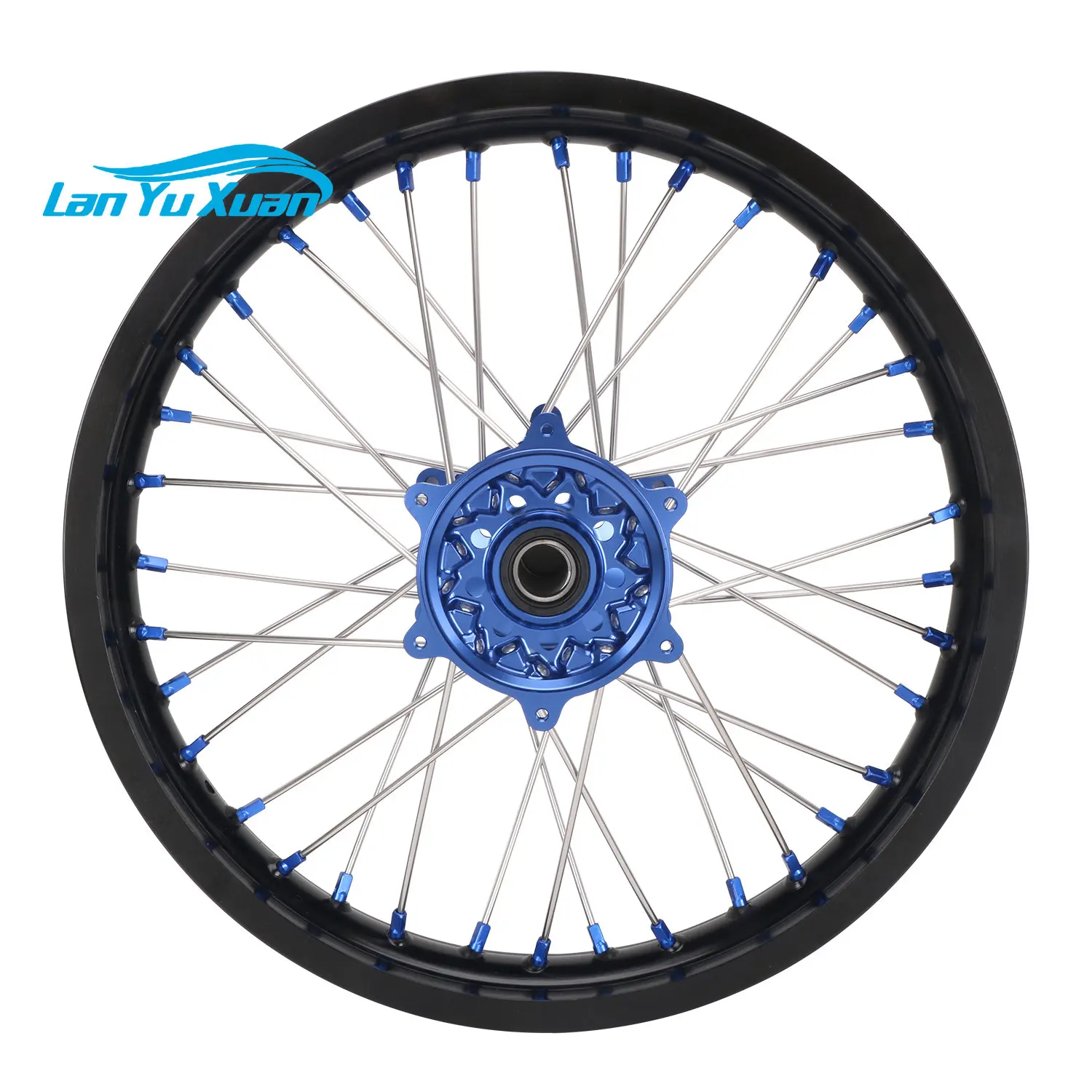 JFG 2.15*18 Motorcycle Aluminum Spoke Wheels Motocross Rims Set For  YZ250F YZ450F