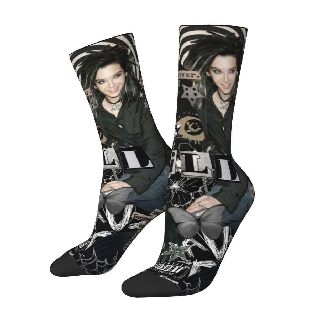 Vintage Tokio Hotel Band Crew Männer Frauen Socken Bewegung schön geeignet für alle Jahreszeiten Dressing Geschenke