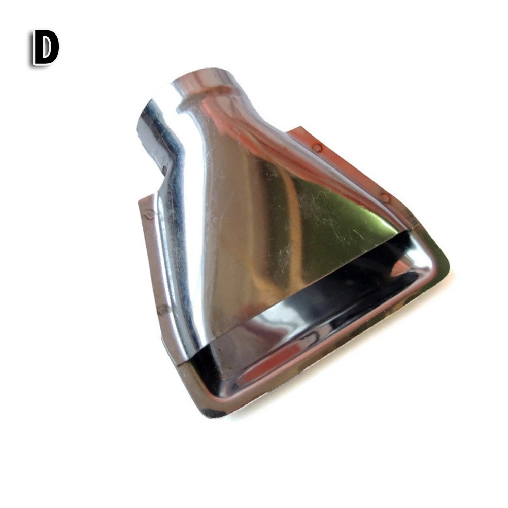 Strumenti per ugelli per pistola ad aria per saldatura 1PC Ugelli per pistola ad aria calda per calore elettrico Accessori per saldatura portatili in acciaio inossidabile argento Una pistola ad aria compressa