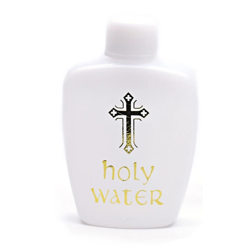 Catholic Bottle Empty Holy Water Bottles 60ml Catholic Christian Holy Water Bottle Gold for Cross Holds Lourdes Water - Image 5