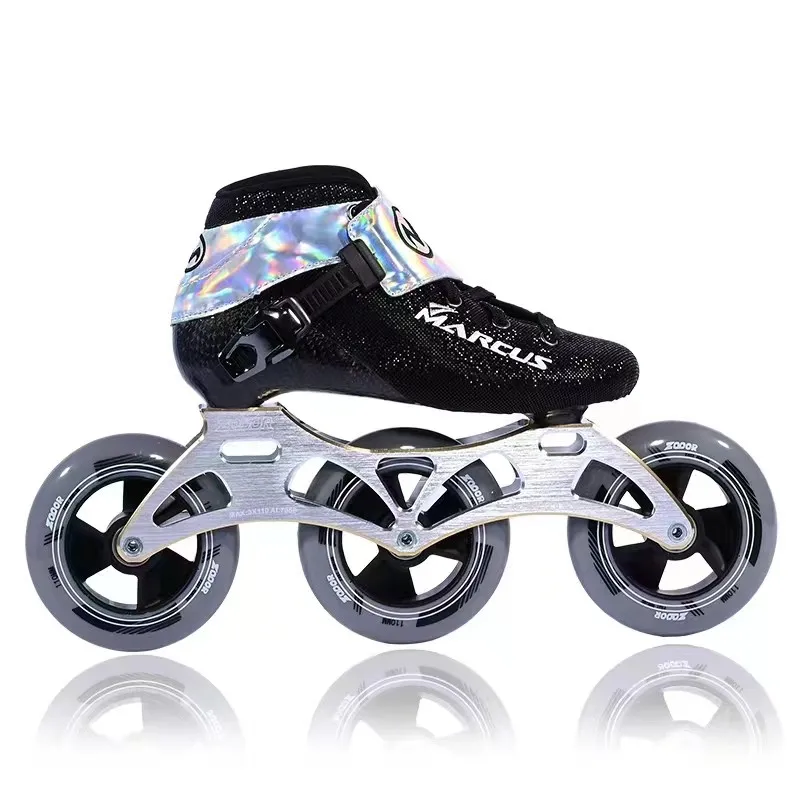 ZODOR Cool Gray Blue Pink Inline Speed Skates Patines for Adults Male Female Road Street Racing Skating Daily Rolling Sneakers