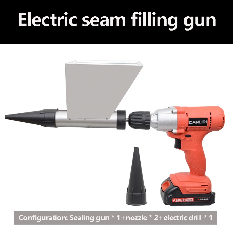 Sealing Gun Brick Stone Ceramic Tile Gap Filler Mud Grouting External Wall Electric Filling Gun