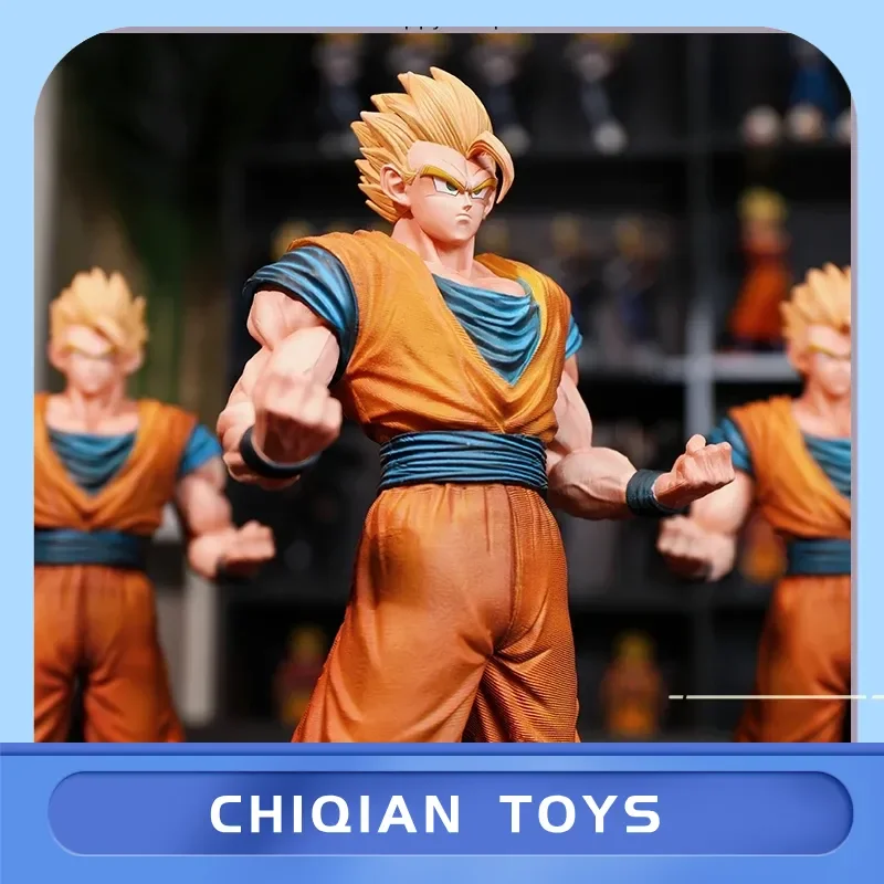 لعبة دراغون بول سوبر سايان 2 جوهان عمل الشكل 30 سنتيمتر الدائمة تشكل أنيمي تمثال لسطح المكتب الديكور تحصيل هدية