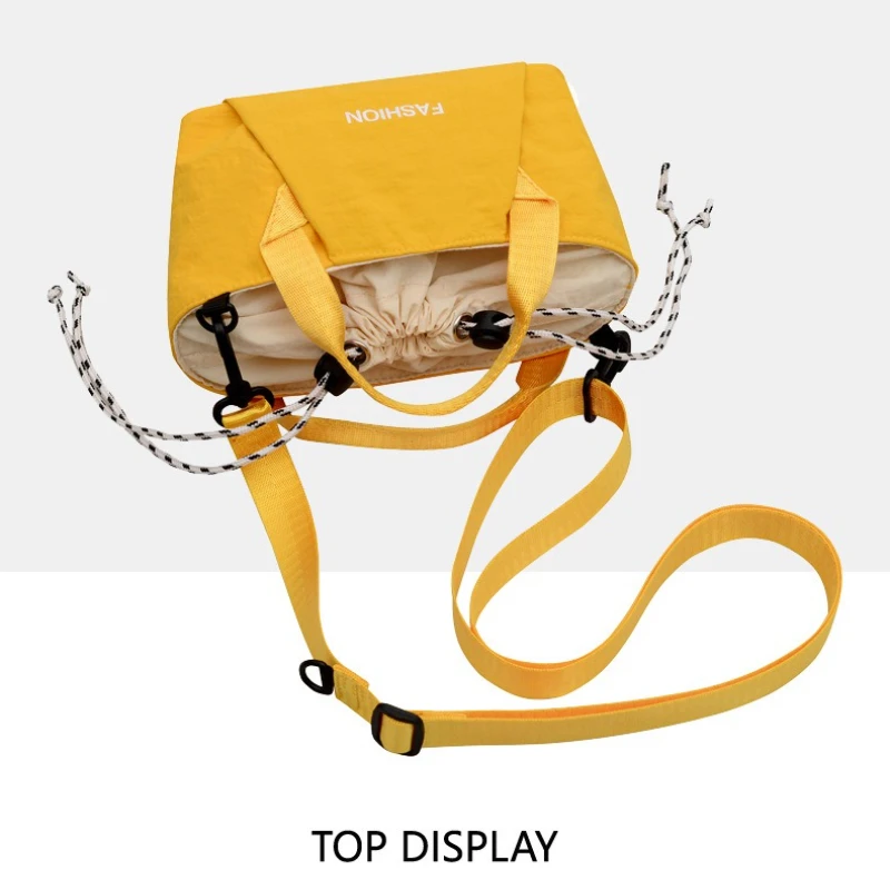 حقيبة كروس فنية للركاب خفيفة الوزن من النايلون، محفظة كتف أنيقة وبسيطة للاستخدام اليومي، حقيبة يد صغيرة للنساء