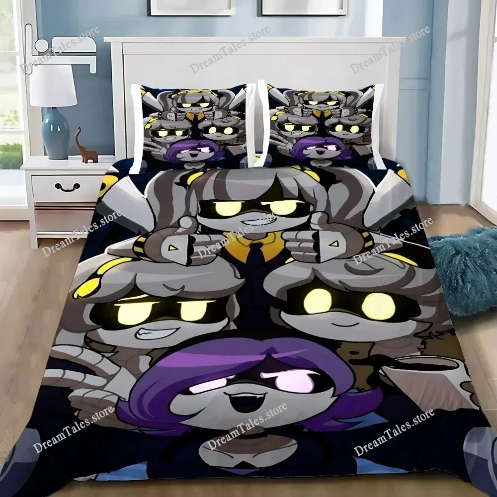 3D Printed Anime Murder Drones Bedding Set Duvet Cover Bedroom Comforter Single Twin King _Size Quilt Cover Home Textiles369 4