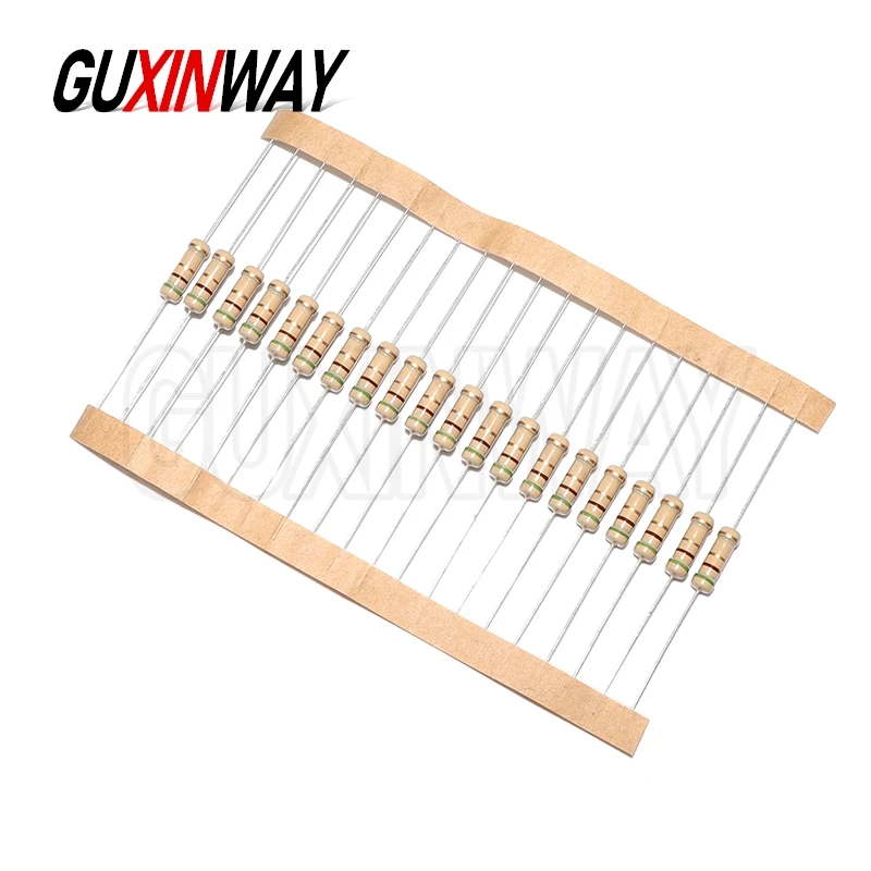 20 قطعة 1 واط الكربون فيلم المقاوم 0.1 0.12 0.22 0.27 680 750 820 910 أوم R K 5% المقاومة 1K 1.3K 3.3K 150K 180K 200K 0.1R-4.7M