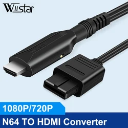 Adaptador de conversor compatível com N64 para HDMI, cabo para Nintendo 64, Super SNES e NGC,Plug and Play, cabo digital, compatível