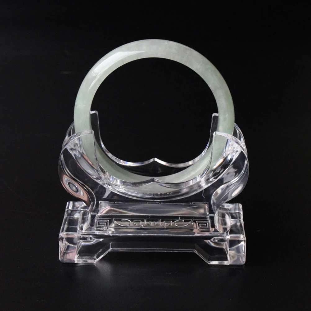 

4Pcs Clear Watch Display Stands Bracelet Holder Stable Jewelry Storage Rack Desktop Organizer Watch Holder