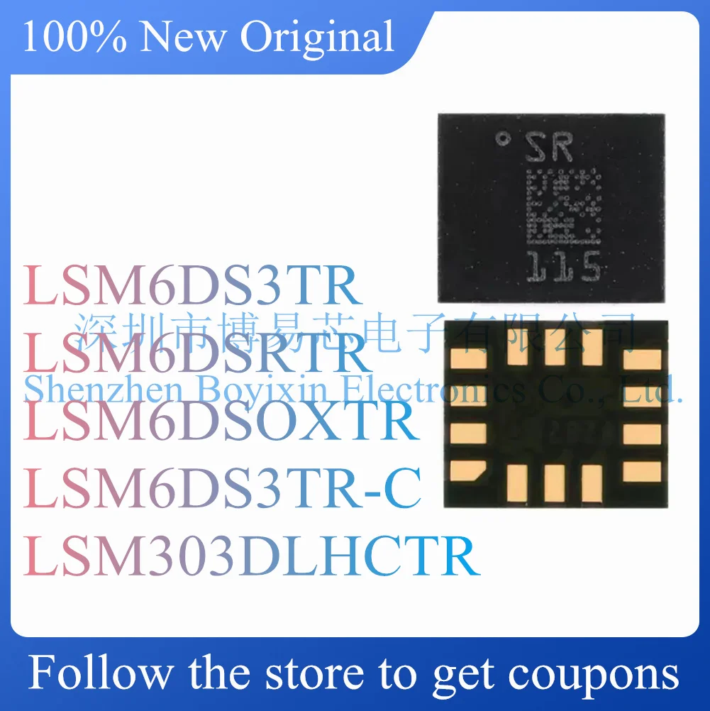 NEW LSM6DS3TR LSM6DSRTR LSM6DSOXTR LSM6DS3TR-C LSM303DLHCTR.Original Product.