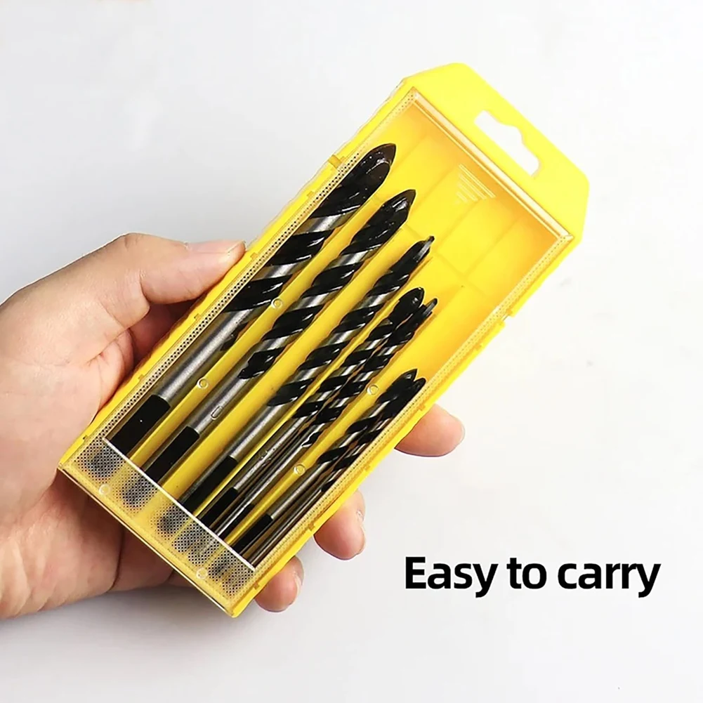 ABLJ Masonry Drill Bit Set For Glass/Tile/Plastic/Wood/Concrete/Cement/Metal, Professional Carbide Drill Bits,Set (1/8-1/2In)